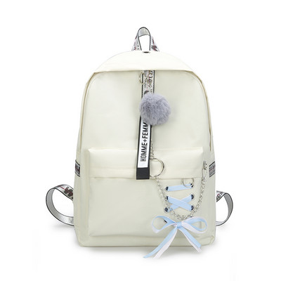 Γυναικεία τσάντα με πούπουλα και κορδόνια- πολλά χρώματα