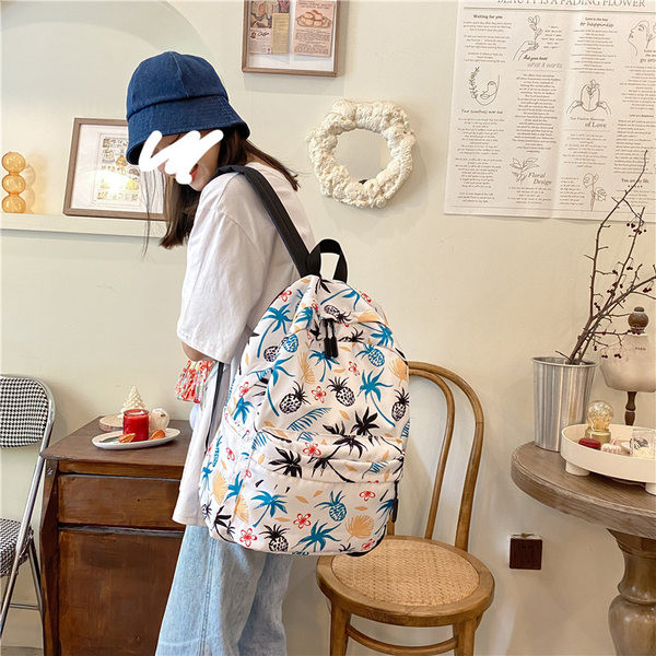 Suur tekstiilist seljakott värvitrükiga