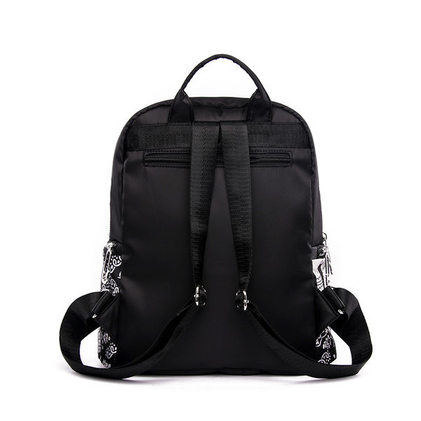 Naiste tekstiilist värvitrükiga seljakott