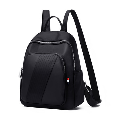 Moodne naiste tekstiilist seljakott kahes mudelis