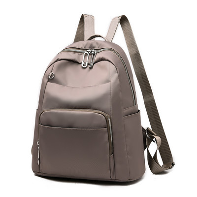 Γυναικείο κομψό σακίδιο πλάτης από ύφασμα απλό μοντέλο