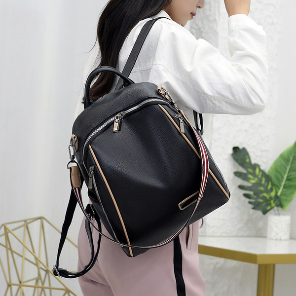 Μεγάλο λειτουργικό σακίδιο από οικολογικό δέρμα