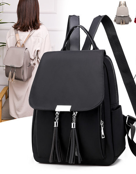 Napi textil hátizsák bojtokkal