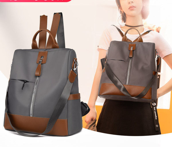 Négyzet alakú női textil hátizsák