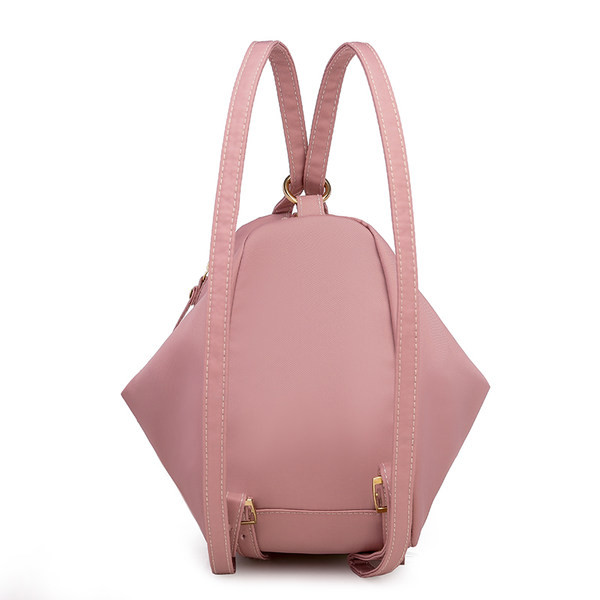 Mini naiste nahast seljakott aplikatsiooni ja lukuga