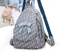 Naiste igapäevane kolme värvi paelaga seljakott