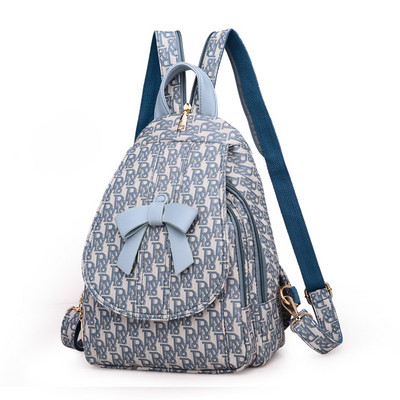 Naiste igapäevane kolme värvi paelaga seljakott