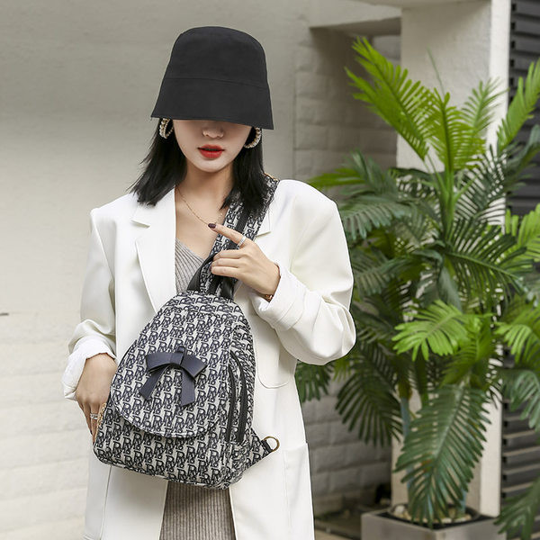 Naiste igapäevane kolme värvi paelaga seljakott