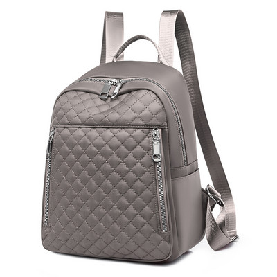 Stiilne naiste seljakott, mis on valmistatud tekstiilist lihtsast mudelist