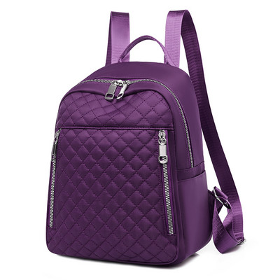 Stiilne naiste seljakott, mis on valmistatud tekstiilist lihtsast mudelist