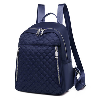 Stiilne naiste seljakott, mis on valmistatud tekstiilist lihtsast mudelist