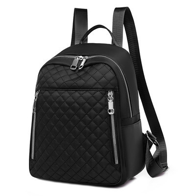 Stiilne naiste seljakott, mis on valmistatud tekstiilist lihtsast mudelist