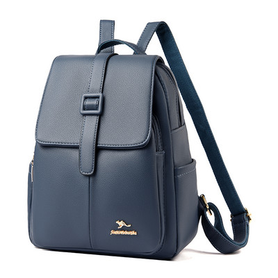 Γυναικείο σακίδιο πλάτης με μεταλλική διακόσμηση και έκο δερμάτινα λουράκια