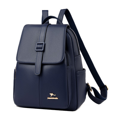 Γυναικείο σακίδιο πλάτης με μεταλλική διακόσμηση και έκο δερμάτινα λουράκια