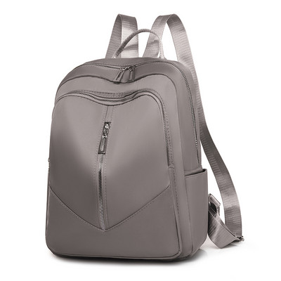 Γυναικείο υφασμάτινο σακίδιο πλάτης με φερμουάρ