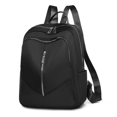 Γυναικείο υφασμάτινο σακίδιο πλάτης με φερμουάρ