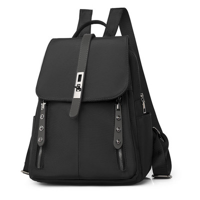 Γυναικείο καθημερινό σακίδιο πλάτης από ύφασμα και οικολογικό δέρμα