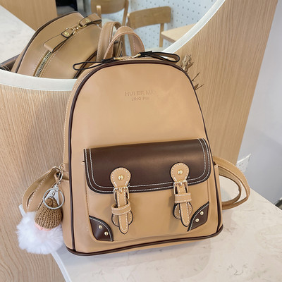 Γυναικείο σακίδιο πλάτης από συνθετικό δέρμα σε τρία χρώματα