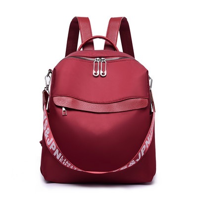 Női textil hátizsák eco-bőr részekkel