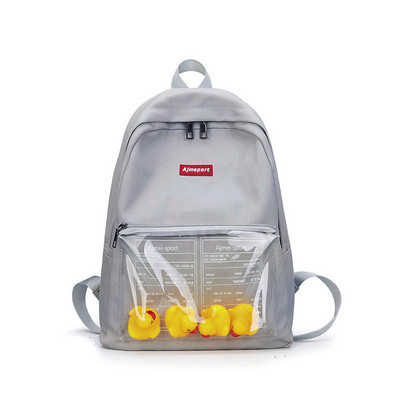 Új modell női hátizsák szilikon első zsebbel