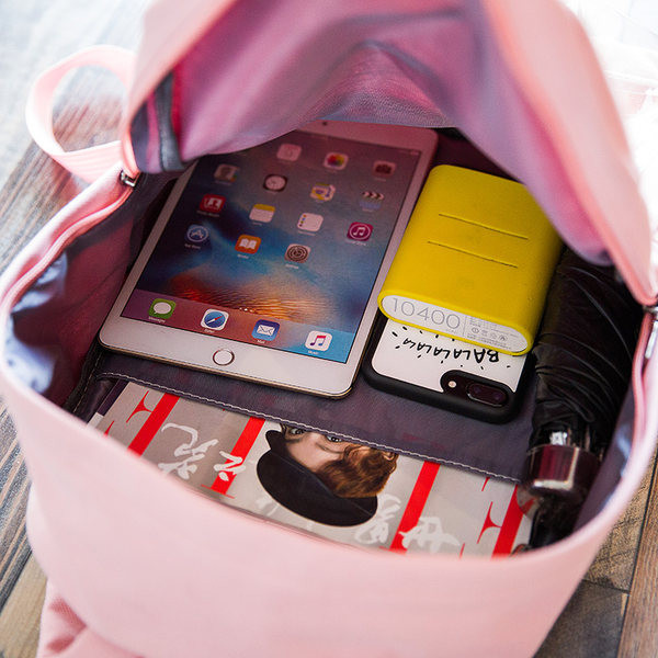 Új modell női hátizsák szilikon első zsebbel