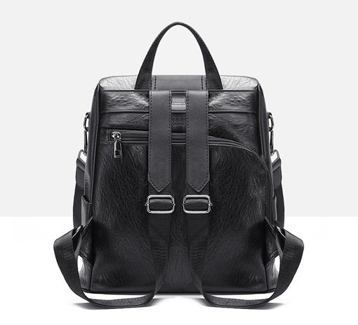 Kunstnahast käekott ja pikk käepide