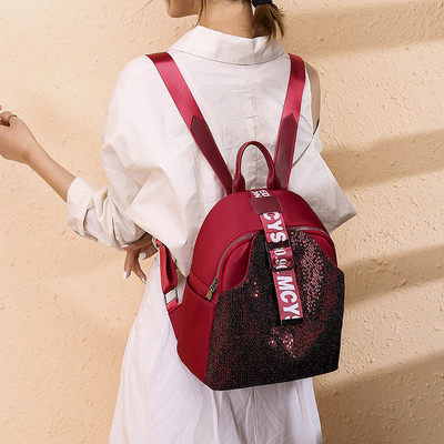 Naiste igapäevane tekstiilist ja litritega seljakott