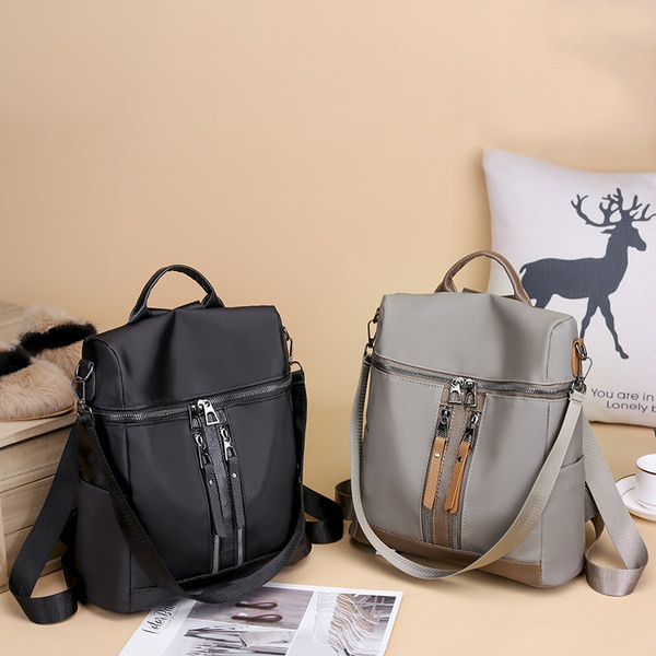 Igapäevane lukuga naiste seljakott – kahte värvi