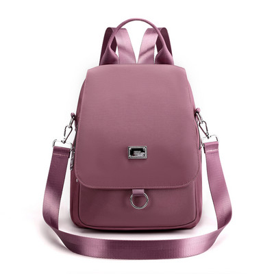 Naiste tekstiilist metallist kinnitusega seljakott