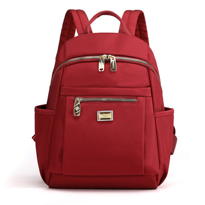 Καθημερινό σακίδιο πλάτης με τσέπες και έμβλημα