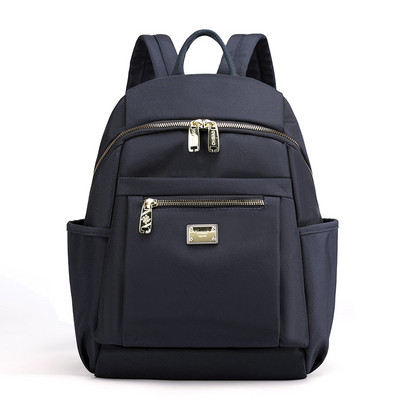 Καθημερινό σακίδιο πλάτης με τσέπες και έμβλημα