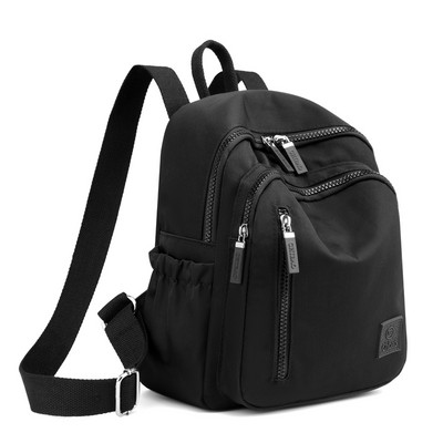 Naiste tekstiilist metallist kinnitusega seljakott