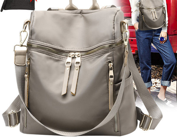 Igapäevane taskutega naiste seljakott – mitut värvi