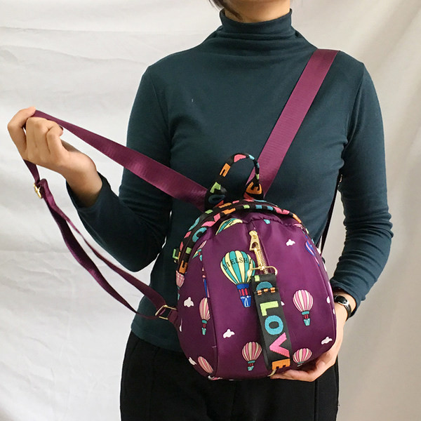 Uue mudeli värviline naiste seljakott - laiade rihmadega