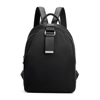 Γυναικείο υφασμάτινο σακίδιο πλάτης με απλικέ και μεταλλικό στοιχείο