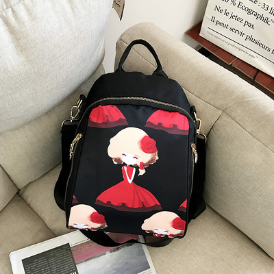 Női színes hátizsák cipzárral - több színben