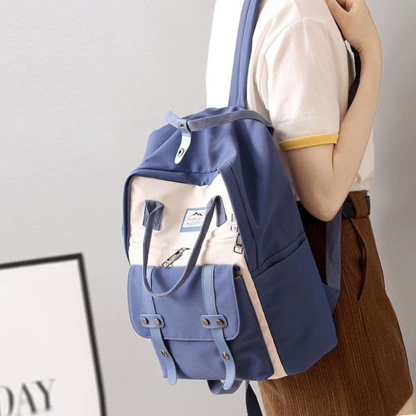 Suur tekstiilist seljakott igapäevaseks kasutamiseks