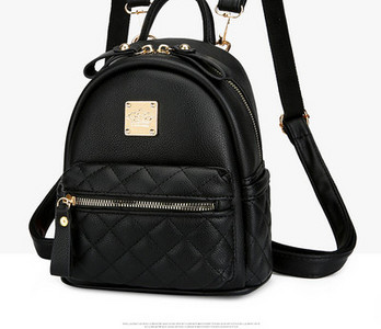 Uue mudeli väike tepitud efektiga naiste seljakott