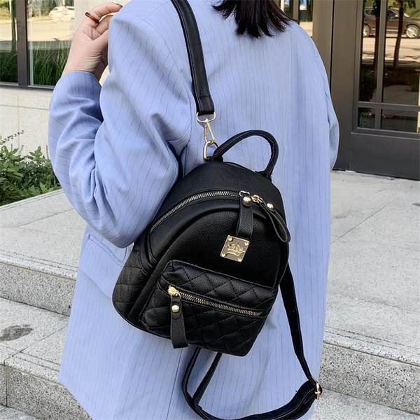 Uue mudeli väike tepitud efektiga naiste seljakott