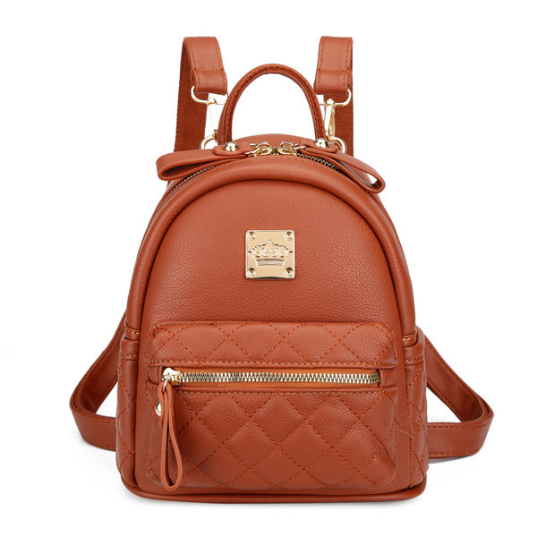 Uue mudeli väike tepitud efektiga naiste seljakott