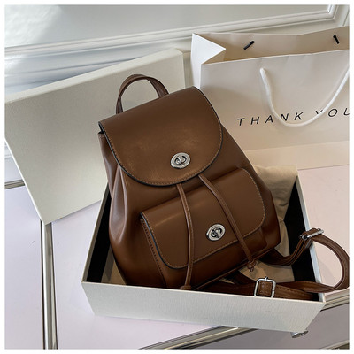 Uus mudel ökonahast väike naiste seljakott metallist kinnitusega