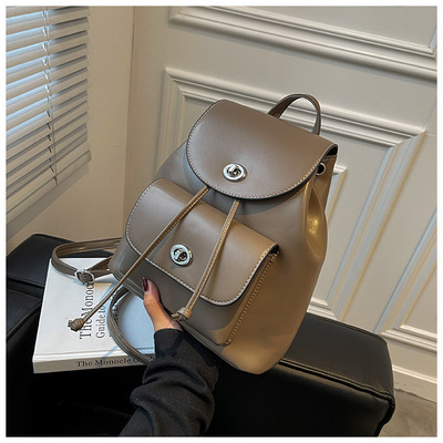 Uus mudel ökonahast väike naiste seljakott metallist kinnitusega