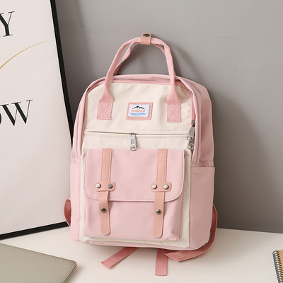 Naiste lõuendist seljakott luku ja taskutega