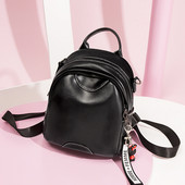 Nahast seljakott ripatsi ja lukuga