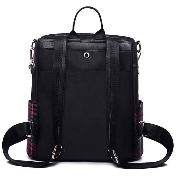 Γυναικείο σακίδιο πλάτης με φερμουάρ σε τρία χρώματα