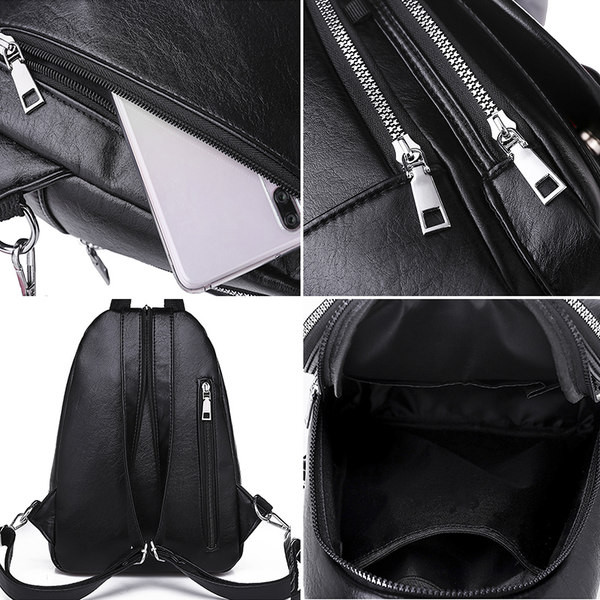 Naiste väike ökonahast seljakott