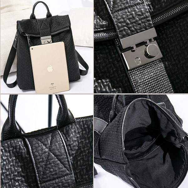 Naiste seljakott luku ja lukuga