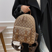 Női textil hátizsák csattal