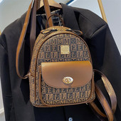 Eko-nahast ja tekstiilist ning ökonahast vabaaja seljakott naistele metallkinnitusega