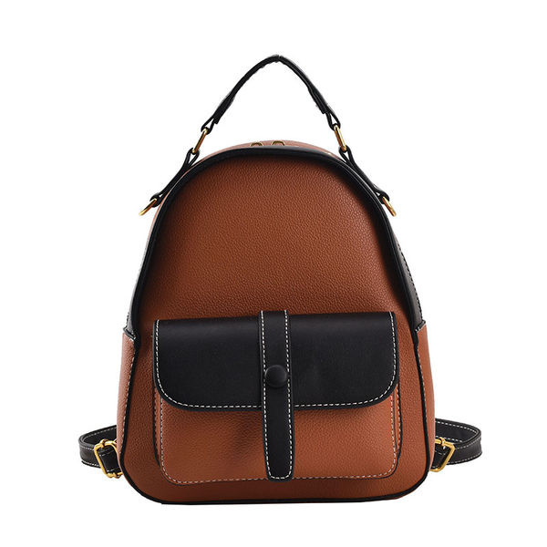 Stiilne naiste nahast miniseljakott lühikese ja pika sangaga